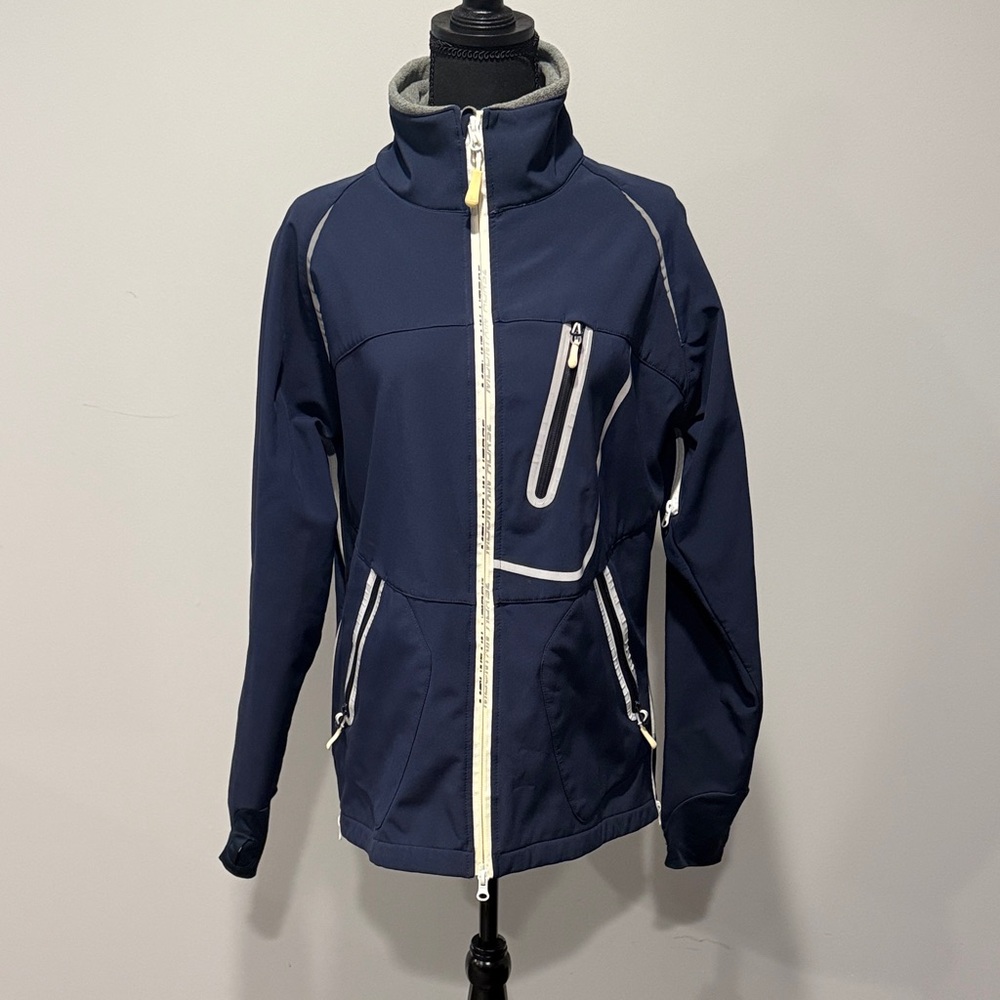 Women's Navy Softshell Jacket